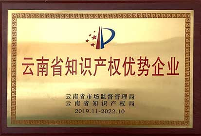 云南省知識產權優勢企業